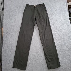 NEW Trail Life USA Pants Mens 30x37 Unhemmed GREEN Sateen Hiking Comfort‎ Waist